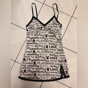 Y2K PLAYBOY Black and White Print